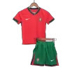 New Portugal 2024 Home Kids Soccer Kit 
 (Shirt+Shorts) 
 - shopnationalteam