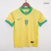 New Brazil 2024 Home Kids Soccer Kit 
 (Shirt+Shorts) 
 - shopnationalteam