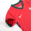 New Portugal 2024 Home Kids Soccer Kit 
 (Shirt+Shorts) 
 - shopnationalteam