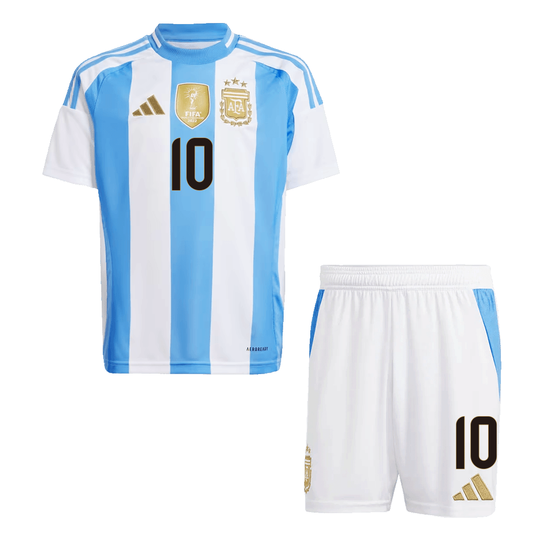 messi-10-new-argentina-2024-home-kids-soccer-kit-shirt-shorts-shop