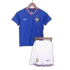 New France 2024 Home Kids Soccer Kit 
 (Shirt+Shorts) 
 - shopnationalteam