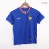 New France 2024 Home Kids Soccer Kit 
 (Shirt+Shorts) 
 - shopnationalteam