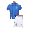 New Italy 2024 Home Kids Soccer Kit 
 (Shirt+Shorts) 
 - shopnationalteam