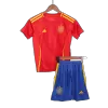 New Spain 2024 Home Kids Soccer Kit 
 (Shirt+Shorts) 
 - shopnationalteam