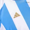 New Argentina 2024 Home Kids Soccer Kit 
 (Shirt+Shorts) 
 - shopnationalteam