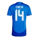 CHIESA #14 Italy National Soccer Team Jersey Home Football Shirt Euro 2024 - shopnationalteam