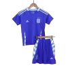 New Argentina 2024 Away Kids Soccer Kit 
 (Shirt+Shorts) 
 - shopnationalteam