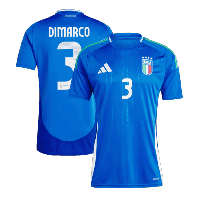 DIMARCO #3 Italy National Soccer Team Jersey Home Football Shirt Euro 2024 - shopnationalteam