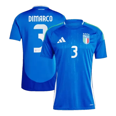 DIMARCO #3 Italy 2024 Replica Jersey Home Football Shirt Euro - shopnationalteam