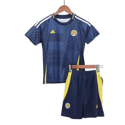 Kid's Scotland Home Soccer Jersey Kit(Jersey+Shorts) Euro 2024 - shopnationalteam