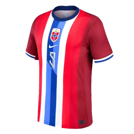 HAALAND #9 Norway National Soccer Team Jersey Home Football Shirt 2024 - shopnationalteam