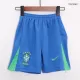 New Brazil 2024 Home Kids Soccer Kit 
 (Shirt+Shorts) 
 - shopnationalteam