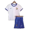 New France 2024 Away Kids Soccer Kit 
 (Shirt+Shorts) 
 - shopnationalteam