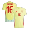 RODRIGO #16 Spain National Soccer Team Jersey Away Football Shirt Euro 2024 - shopnationalteam