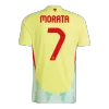 MORATA #7 Spain National Soccer Team Jersey Away Football Shirt Euro 2024 - shopnationalteam