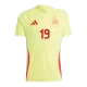LAMINE YAMAL #19 Spain National Soccer Team Jersey Away Football Shirt Euro 2024 - shopnationalteam