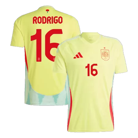 RODRIGO #16 Spain 2024 Replica Jersey Away Football Shirt Euro - shopnationalteam