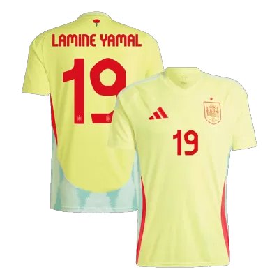 LAMINE YAMAL #19 Spain National Soccer Team Jersey Away Football Shirt Euro 2024 - shopnationalteam