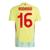 RODRIGO #16 Spain National Soccer Team Jersey Away Football Shirt Euro 2024 - shopnationalteam