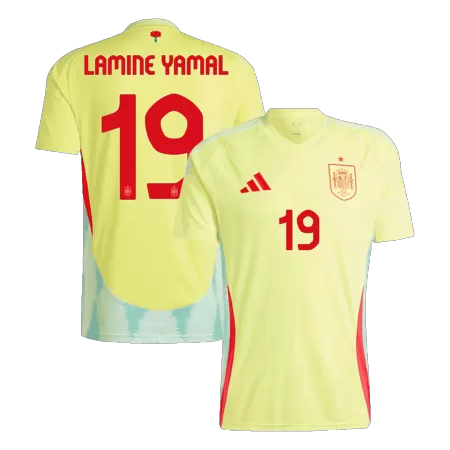 LAMINE YAMAL #19 Spain 2024 Replica Jersey Away Football Shirt Euro - shopnationalteam