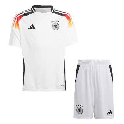 New Germany 2024 Home Kids Soccer Kit 
 (Shirt+Shorts) 
 - shopnationalteam