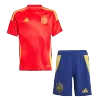 New Spain 2024 Home Kids Soccer Kit 
 (Shirt+Shorts) 
 - shopnationalteam