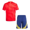 New Spain 2024 Home Kids Soccer Kit 
 (Shirt+Shorts) 
 - shopnationalteam